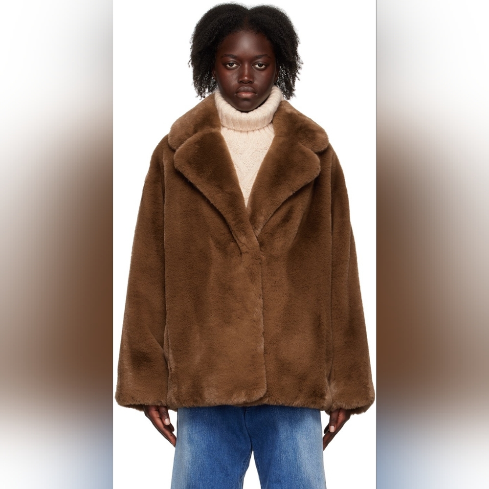 NWT Stand Studios faux fur jacket - Picture 4 of 9